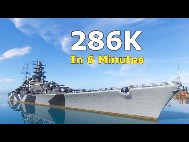 World of WarShips Hannover - 286K Damage In 6 Minutes