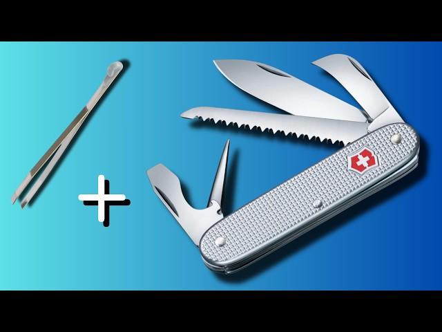 BEST TWEEZERS for your ALOX Swiss Army Knife! 3 Options!#victorinox #edc