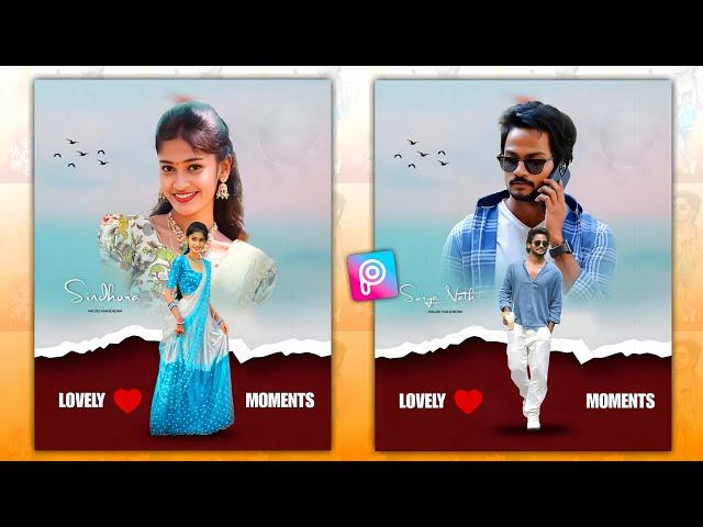 Insta Trending Light Blue Mix Background Photo Editing in PicsArt Telugu | mahi tech info