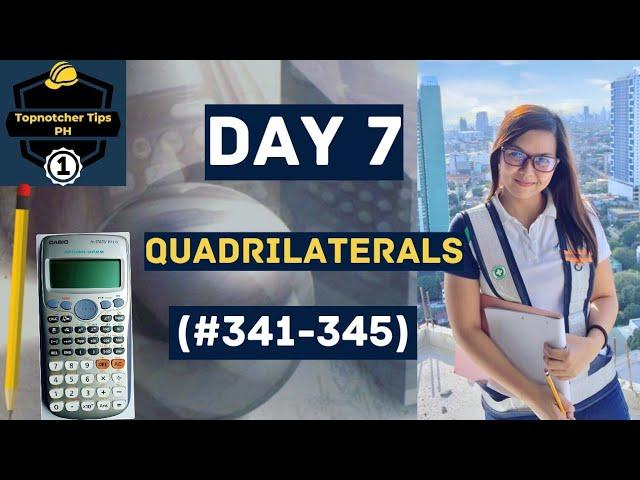 QUADRILATERALS | 1001 Solved Problems in Engineering Mathematics (DAY 7) #341-#345