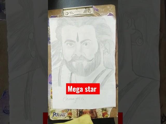 chiranjeevi drawing//mega star//