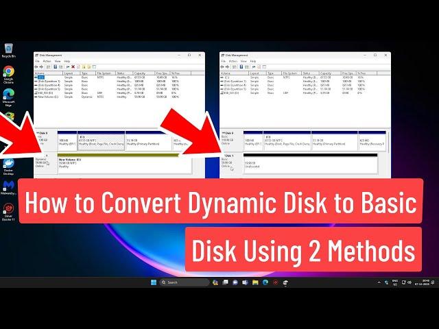 How to Convert Dynamic Disk to Basic Disk Using 2 Methods