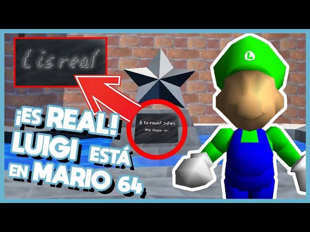 LUIGI en Super Mario 64 es DESCUBIERTO casi 25 Años Después (L Is Real EXPLICADO) | N Deluxe