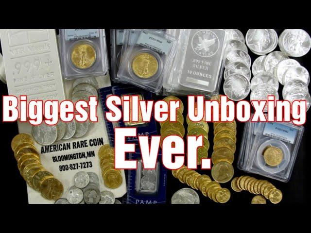 Unboxing Silver From Bullion Exchanges!