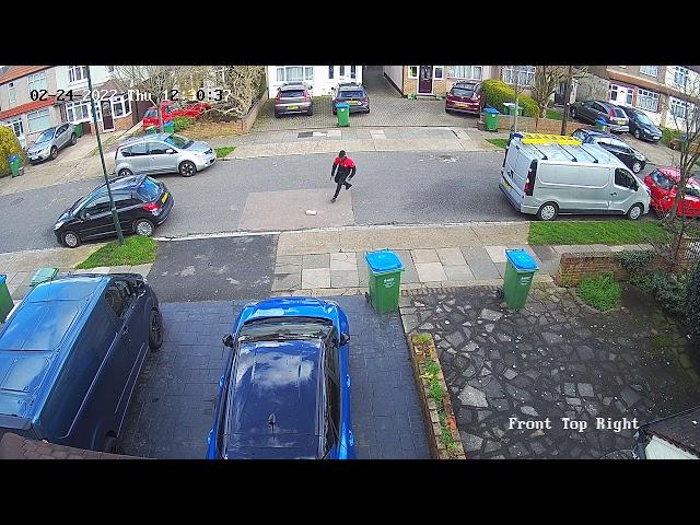 DPD Delivery Driver Bad Driving CCTV 2022 Hit & Run Crash