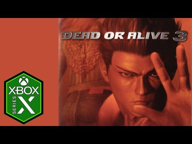 Dead or Alive 3 Xbox Series X Gameplay