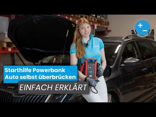 Starthilfe Powerbank | Auto mit Startbooster selber starten | Ohne fremde Hilfe | Tutorial