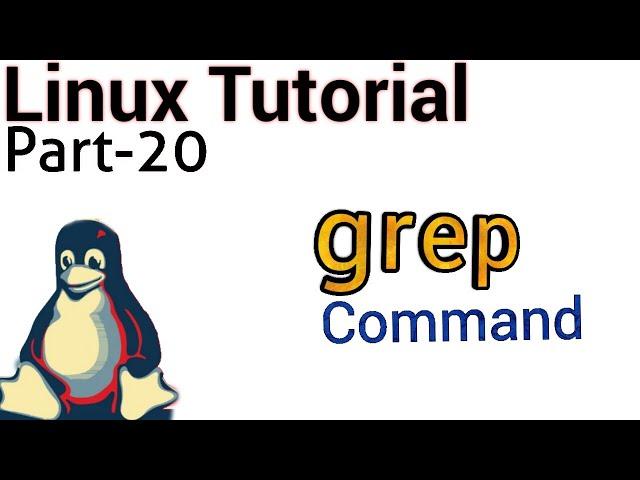 Linux Tutorial 20 - grep command in linux | grep cmd example