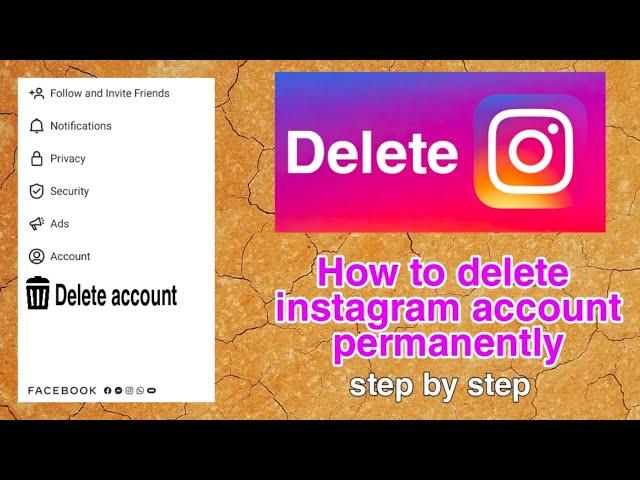 How to Delete Instagram Account / delete instagram account / Permanently / Temporarily | Tech Ranga