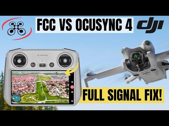 How to FIX BAD Range - FCC Hack VS DJI Ocusync 4 Signal Test