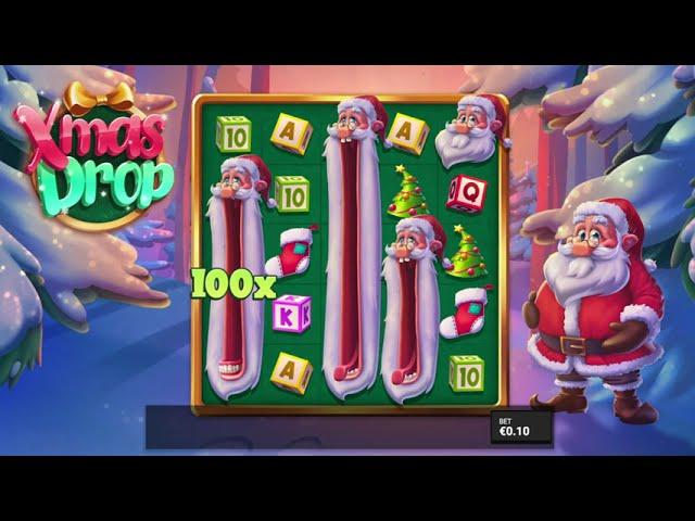 INSANE MAXWIN ON XMAS DROP! #casino  #casinoslots  #slots  #gaming  #slotmachines  #bigwin