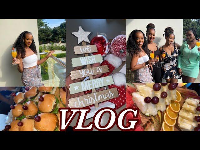 VLOG :  Hosting My Friends &  Family  For A Pre Christmas Lunch, Holiday Prep + Attending A Wedding.