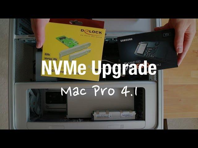 Mac Pro 4.1 and 5.1 Bootable NVMe SSD Upgrade (Mojave Fresh Install)