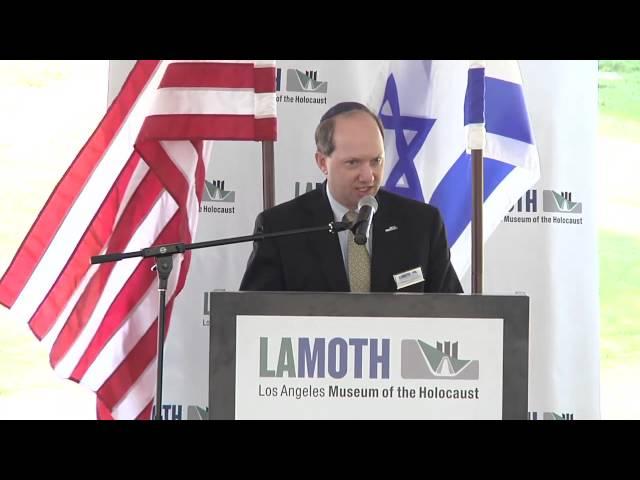 E. Randol Schoenberg at LAMOTH Yom HaShoah 2013