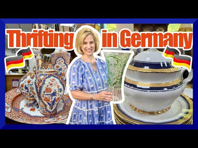 Awesome Consignment Shop in Germany!  Porcelain, clocks, furniture + Mid-Century treasures!