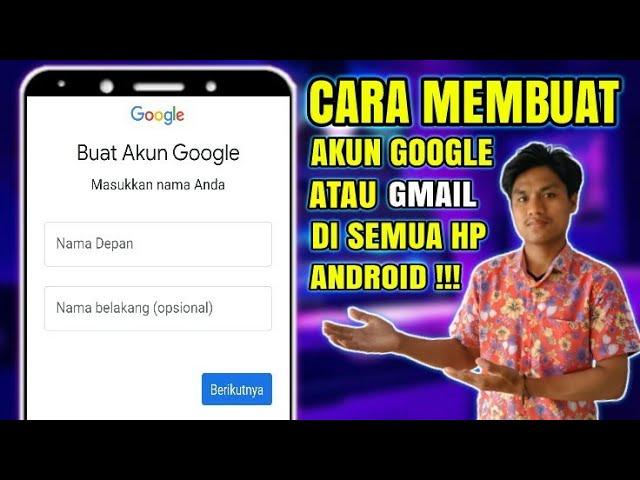 Cara Membuat Akun Google Baru Di Hp Android 2023