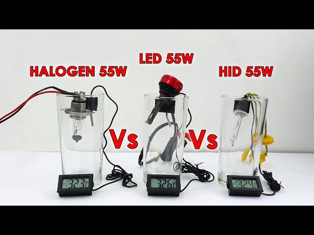 LED vs Halogen vs HID - Mana Yang Lebih Panas ?