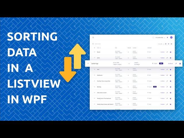 Data Sorting In a ListView [WPF]