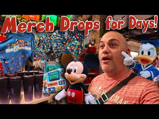 Disney Springs Update: New Merchandise Drop at World of Disney and Pin Traders - Must See Pins!