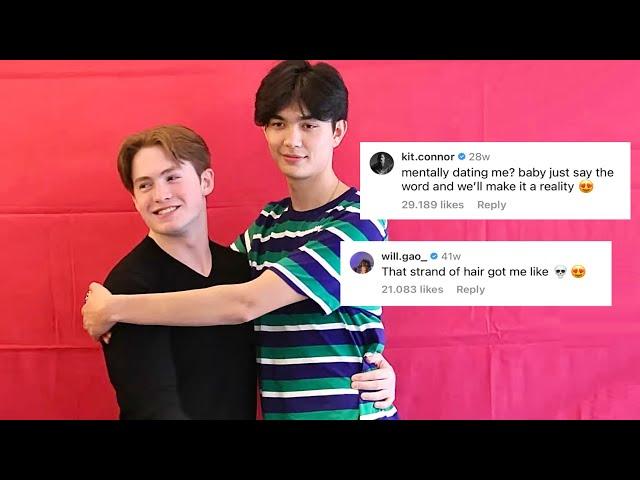 Kit Connor & Will Gao being obsessed with each other for 3 minutes straight