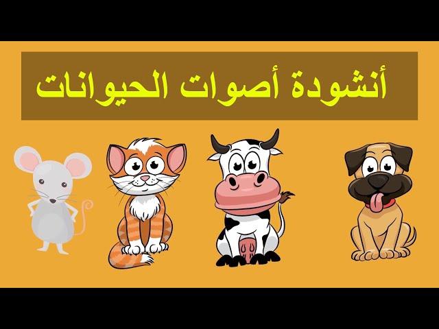 أنشودة اصوات الحيوانات للاطفال بالعربي - Animals song for kids in arabic - Chanson sons des animaux