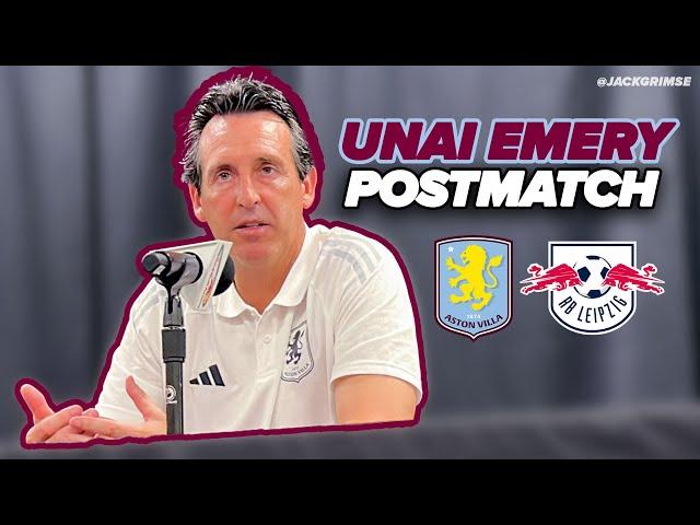 Unai Emery Postmatch Press Conference ️ | RB Leipzig 2-0 Aston Villa