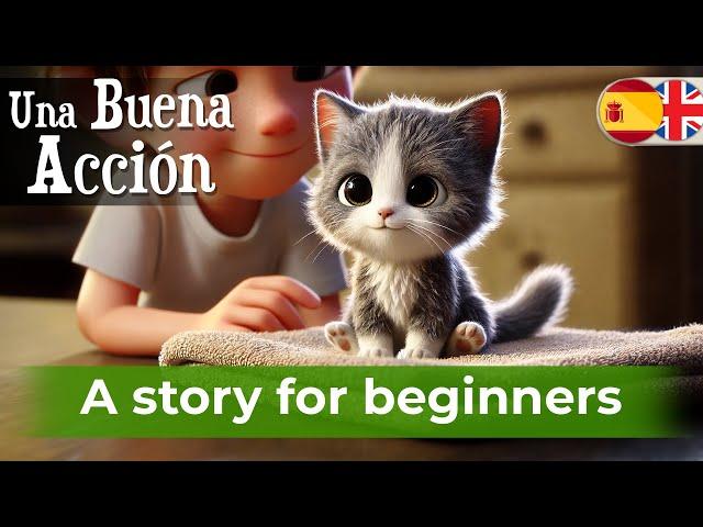 LEARN SPANISH with Short Story for Beginners (A1-A2)