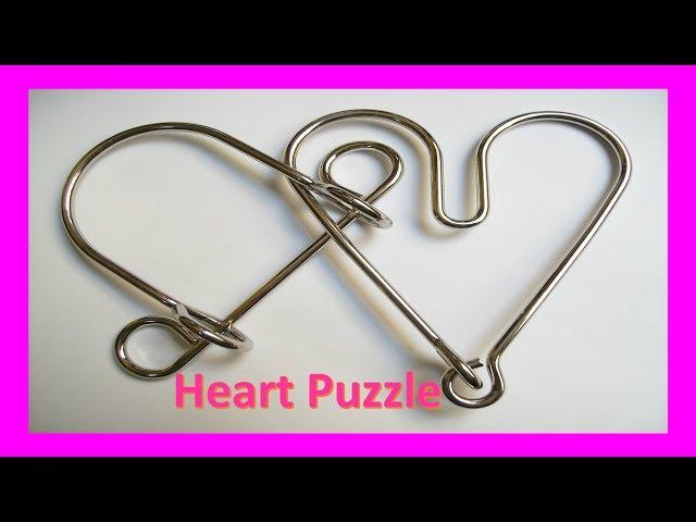 Puzzales | Lock & Free Heart Wire puzzales & Its Solution.