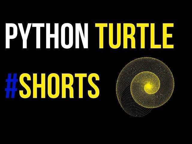 Python Turtle Projects - Simple Python Turtle Graphics / Python Projects #Shorts