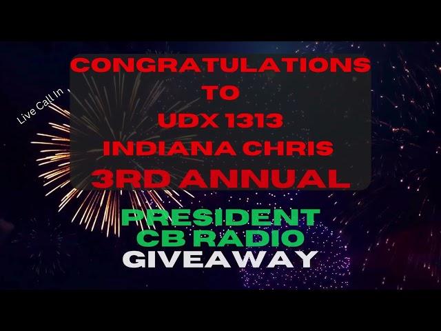 Congratulations Indiana Chris UDX 1313