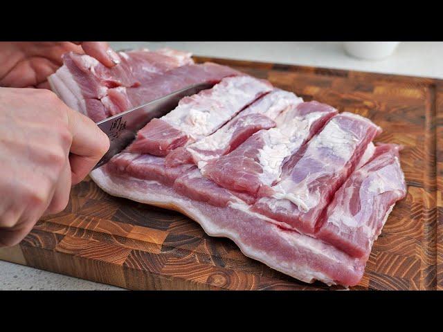 Crispy Pork Belly, the easiest recipe! My husband's favorite meal