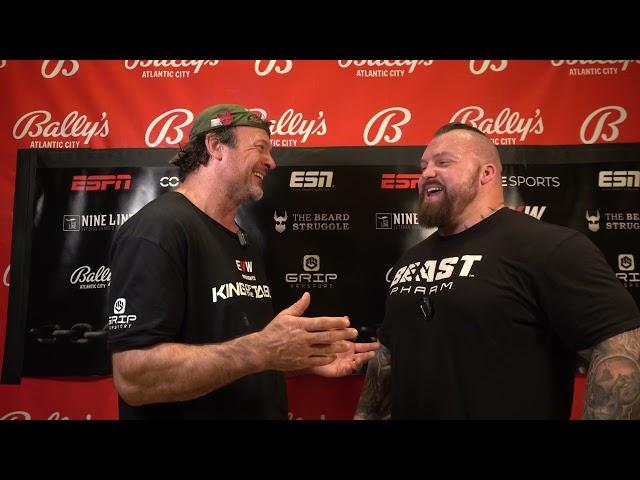 EDDIE HALL POST MATCH INTERVIEW - KING OF THE TABLE 13