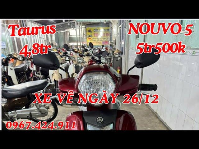 Xe máy Thanh Đoàn báo giá lô xe khủng rẻ đẹp zin... Nouvo 5 5,5tr, taurus yamaha 4,5tr!