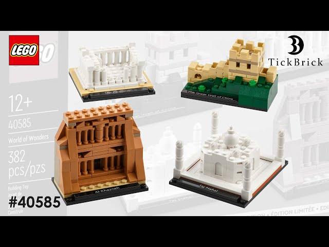 VIP LEGO - World of Wonders 40585 Speed Build