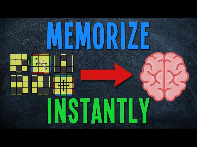 How To Memorize Cubing Algorithms FAST with Examples