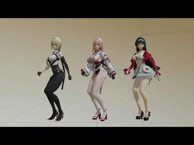 [MMD/Zenless Zone Zero] Evelyn - Yanagi - Astra | 一起健身操 4K