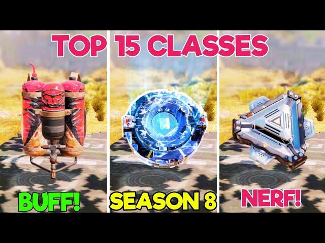 TOP 15 BEST CLASSES in "SEASON 8" of Cod Mobile! | codm br | best class in codm | codm br tips