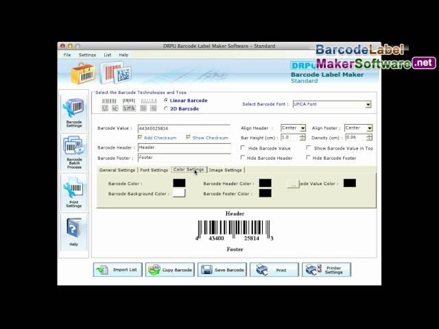 Mac Barcode Maker Software: Design and print barcode labels for various industries