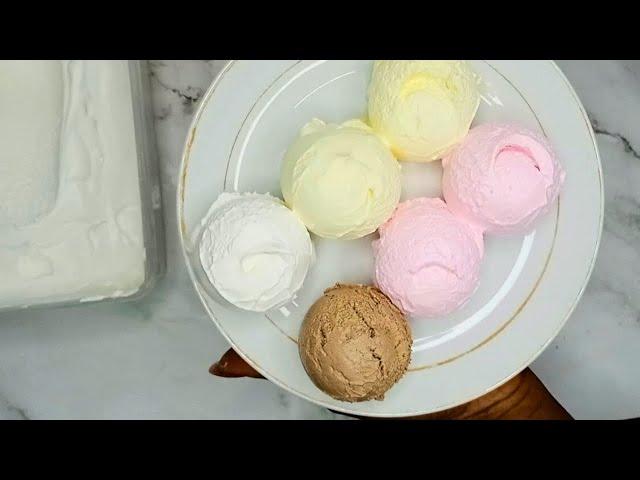 4 Easy Homemade Ice Cream Recipes | Only 2 Ingredients