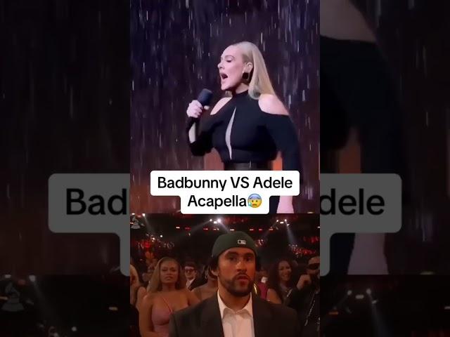 Bad Bunny vs Adele, cantando Acapella sin autotune