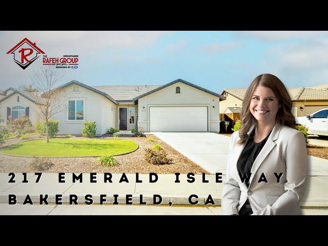 Home For Sale in Bakersfield, CA ! 217 Emerald Isle Way Built in 2019...