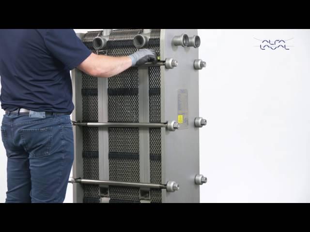 360° Service & Maintenance video: Alfa Laval FrontLine & BaseLine GPHE – open and close