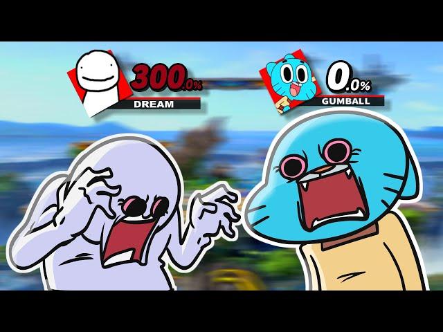 Gumball vs Dream but it's animated