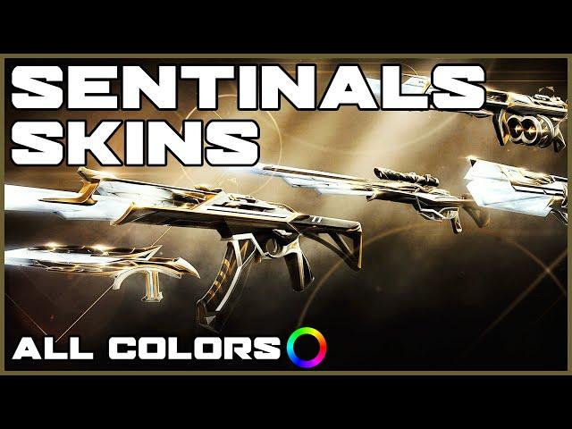 VALORANT SENTINELS OF LIGHT SKINS BUNDLE (ALL COLORS) | New Skin Collection Showcase