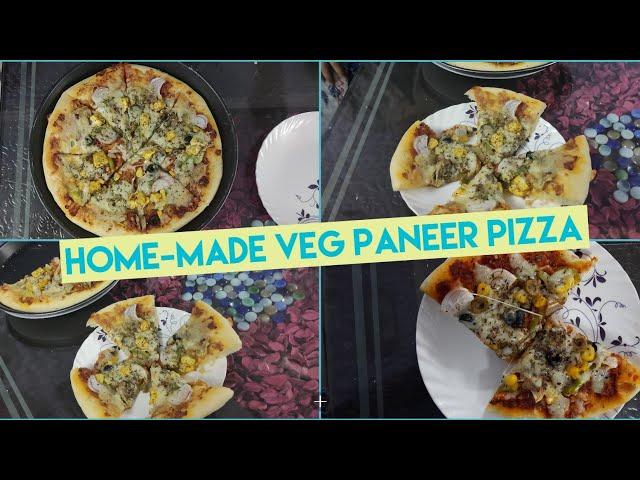 Veg Paneer Pizza (Home-Made Pizza Recipes)