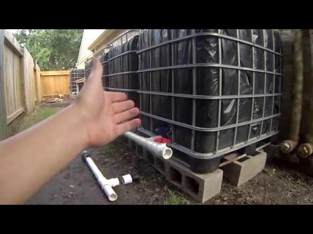 Step 5 - IBC Rainwater Harvesting System - Connecting and Venting Tanks