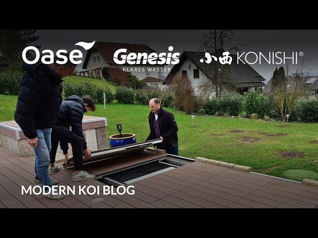 Modern Koi Blog #5906 - Christians Genesis Bürstenfilter mit sperriger Filterabdeckung