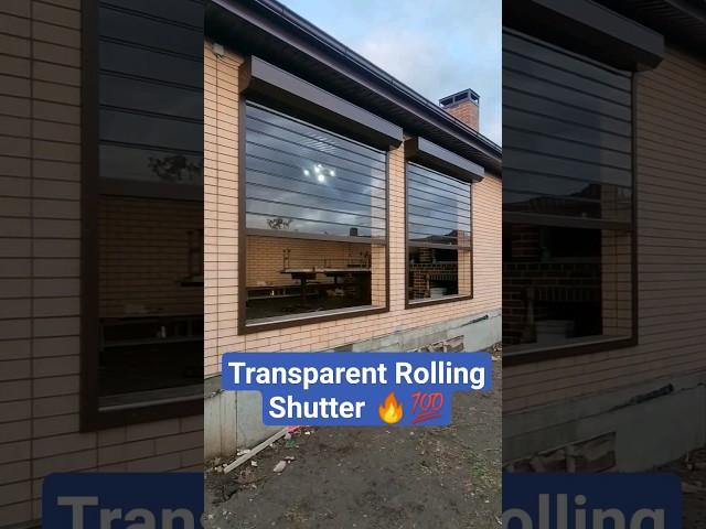 Transparent Polycarbonate Rolling Shutter 