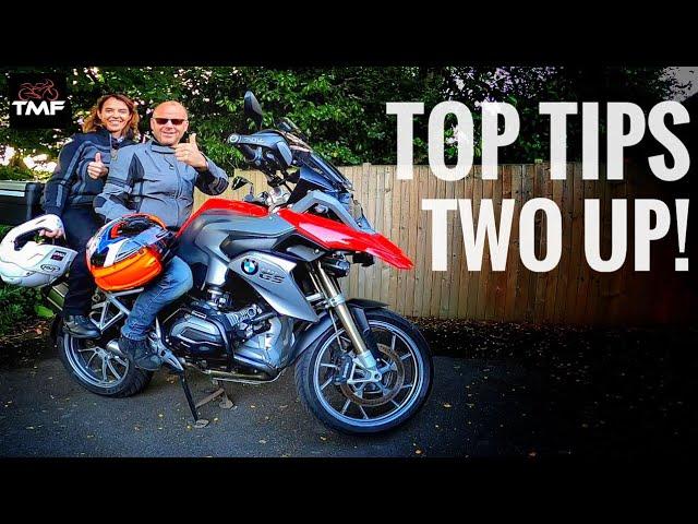 How to ride a motorcycle with a pillion passenger - Hints and tips for two up riding