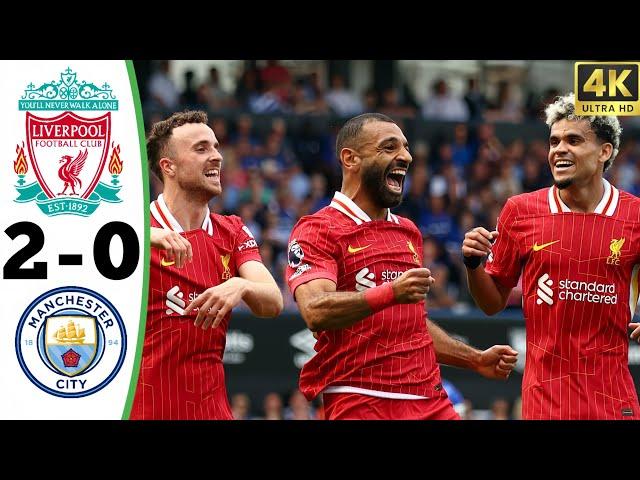 Liverpool vs Manchester City 2-0 • Liverpool Premier League  • Highlights and All Goals 2024